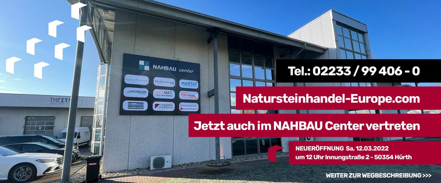 Natursteinhandel-Europe.com - Jetzt auch im Nahbau Center...